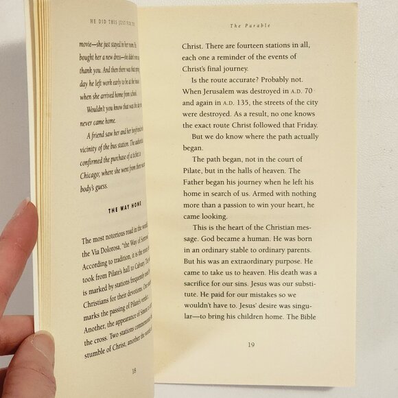 He Did This Just for You: What God Did to Win Your Heart by Lucado - Picture 4 of 5